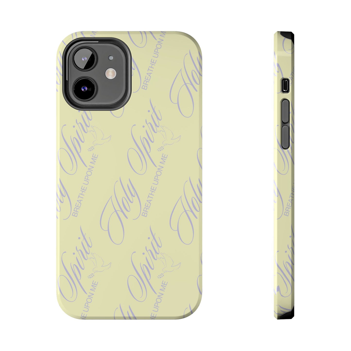 "Holy Spirit, Breathe Upon me" Buttercream Phone Case