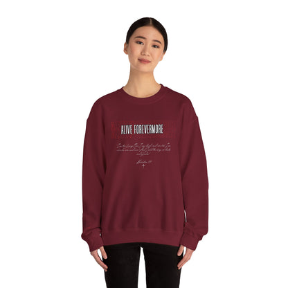 Alive Forevermore Sweatshirt – Revelation 1:18