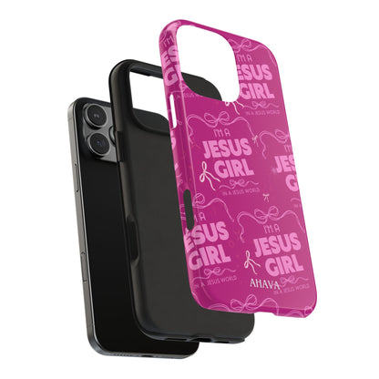 I'm a Jesus Girl Phone Case - Pink