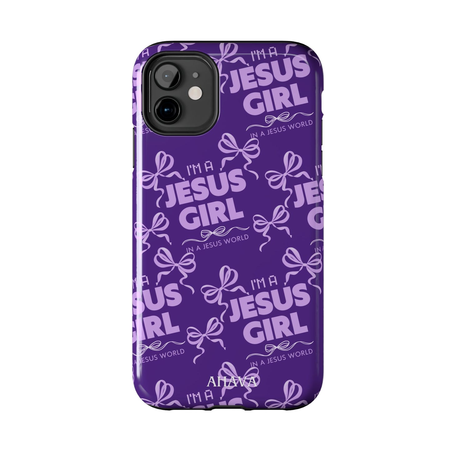 I'm a Jesus Girl Phone Case - Purple