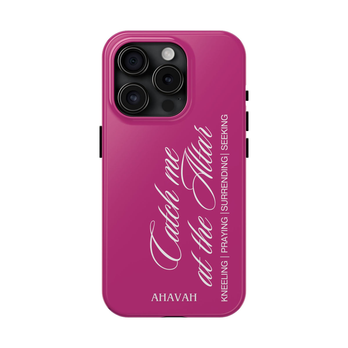 Catch Me at the Altar Phone Case - 	Berry Rose