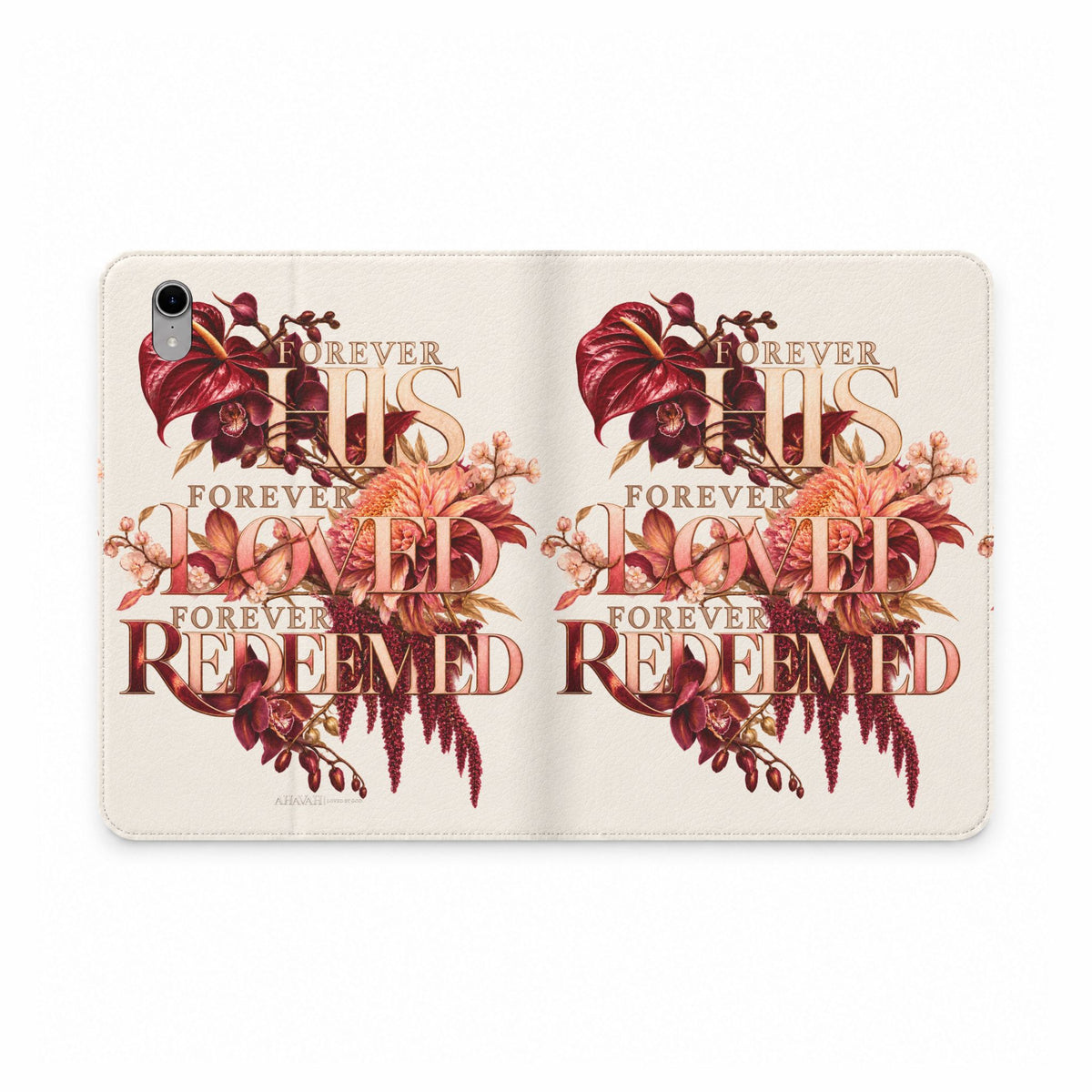 Forever His — Covenant Bloom Tablet Folio Case
