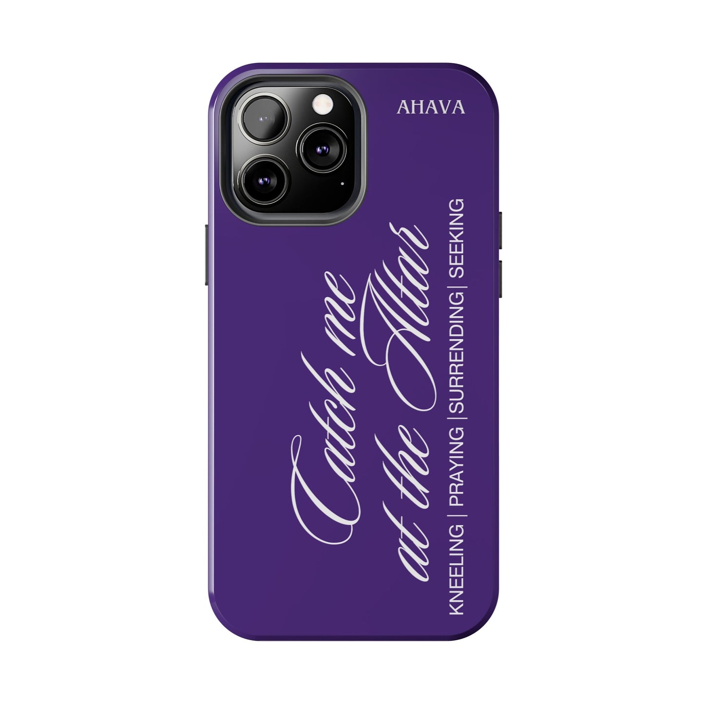 "Catch Me at the Altar" Purple Phone Case