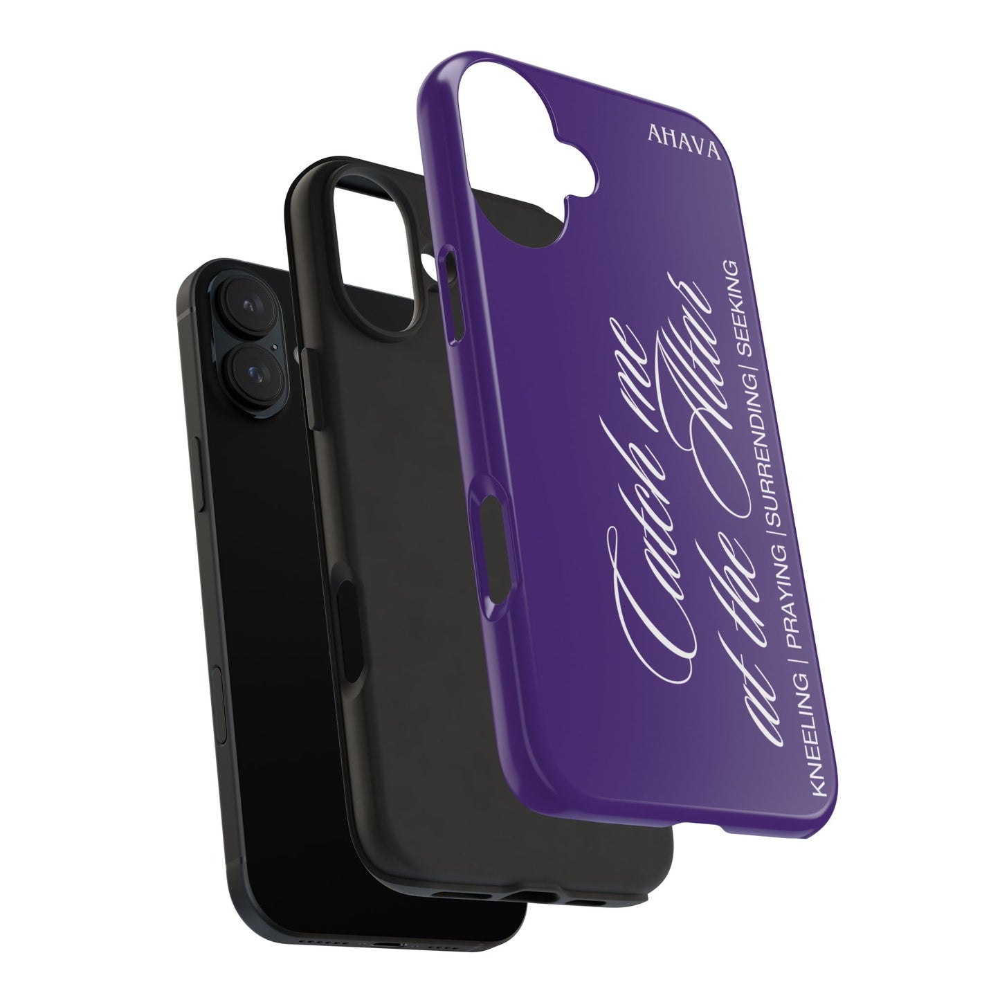 "Catch Me at the Altar" Purple Phone Case