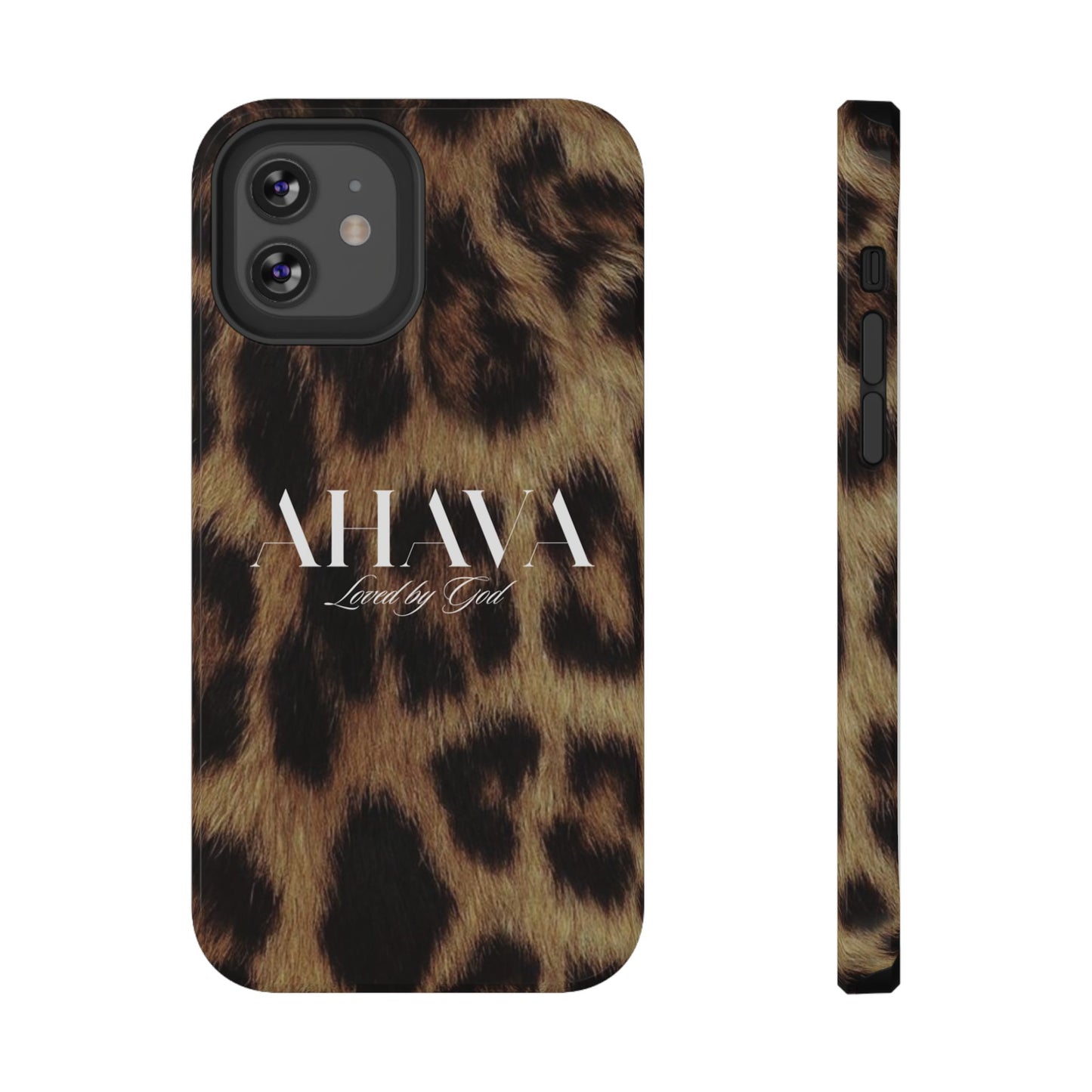 Leopard Print Ahava Phone Case