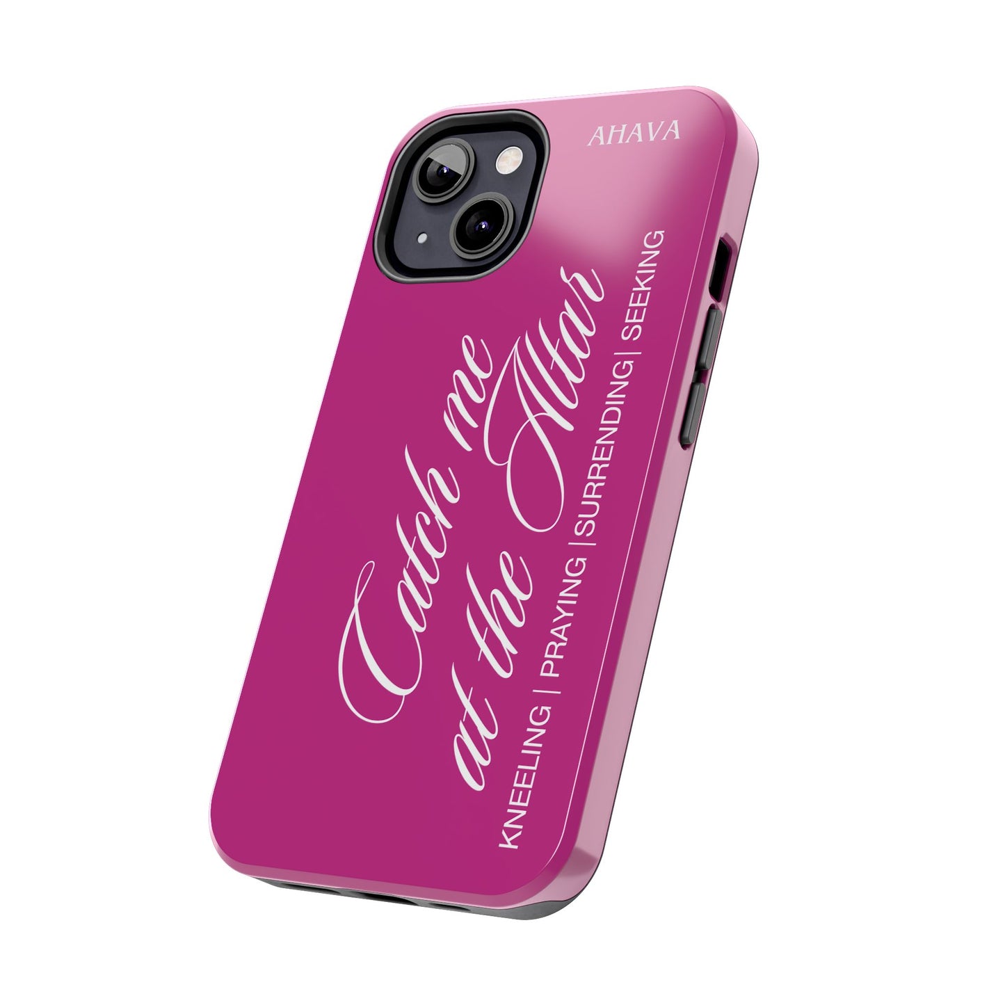 "Catch Me at the Altar" Pink Phone Case