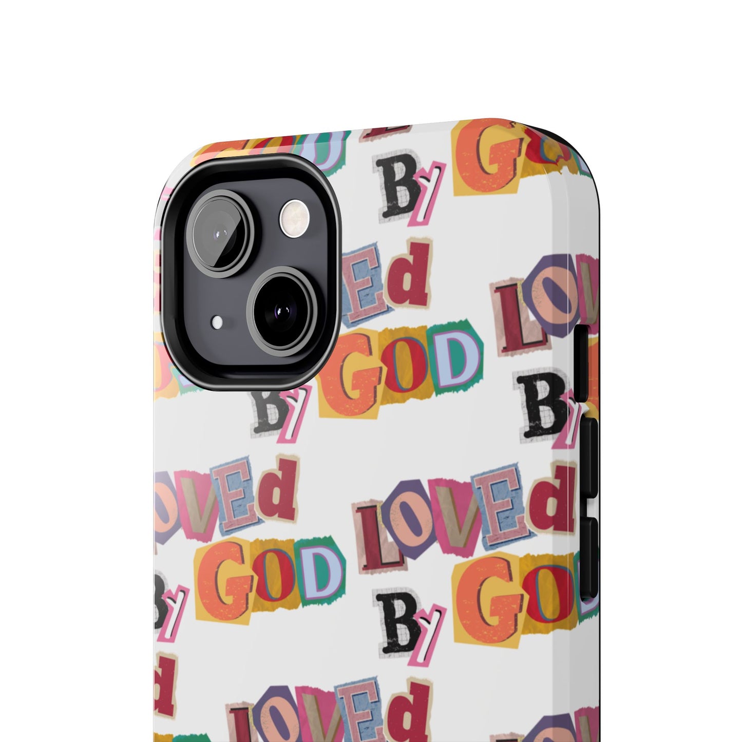 "Loved by God" white Phone Case