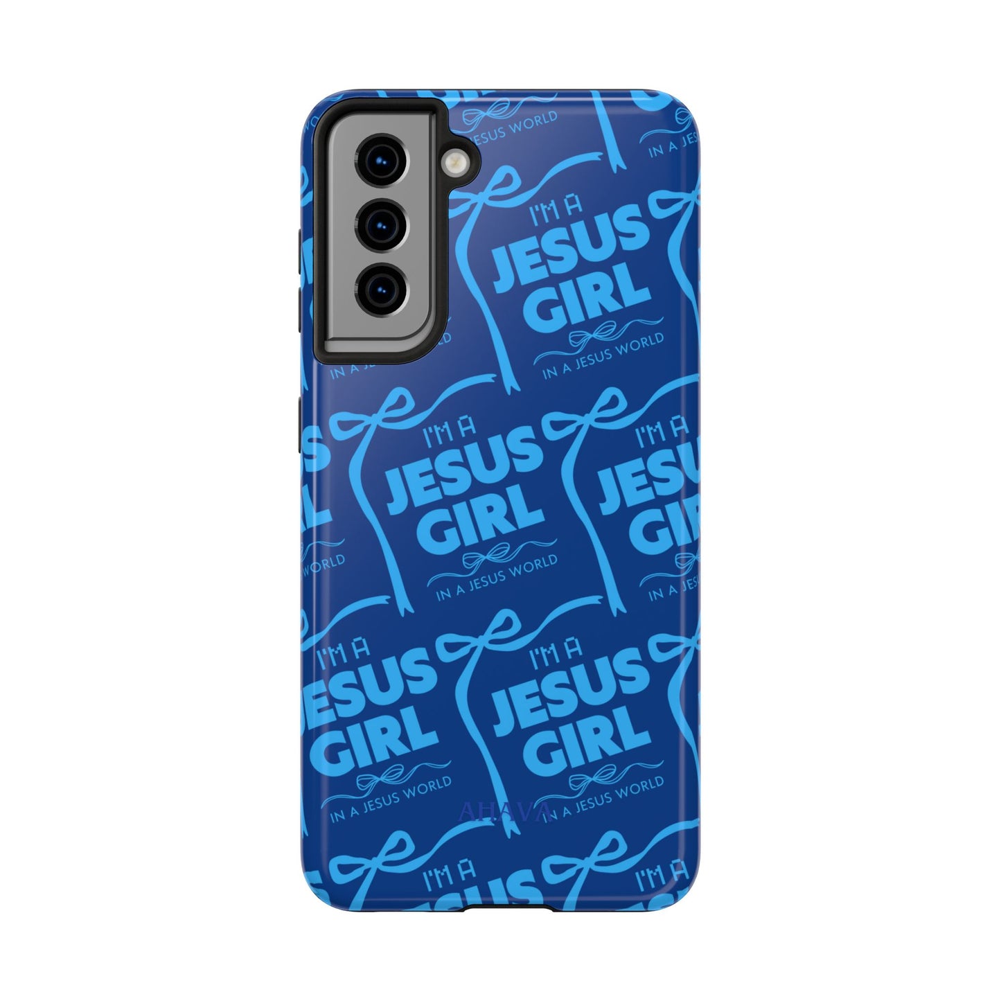 I'm a Jesus Girl Phone Case - Blue