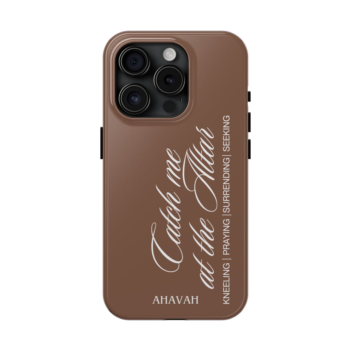 Catch Me at the Altar Phone Case - Cocoa