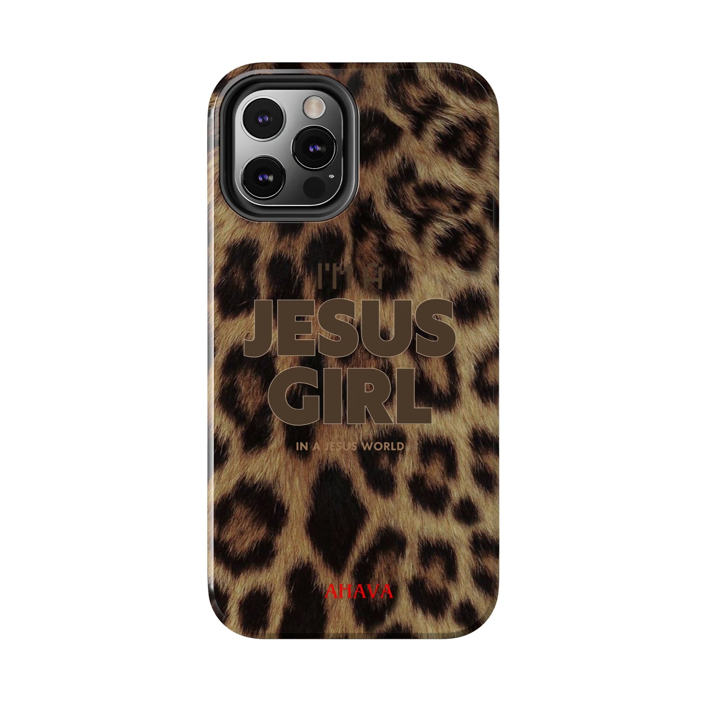 I'm a Jesus Girl Case - Leopard