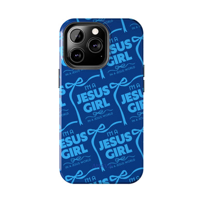 I'm a Jesus Girl Phone Case - Blue
