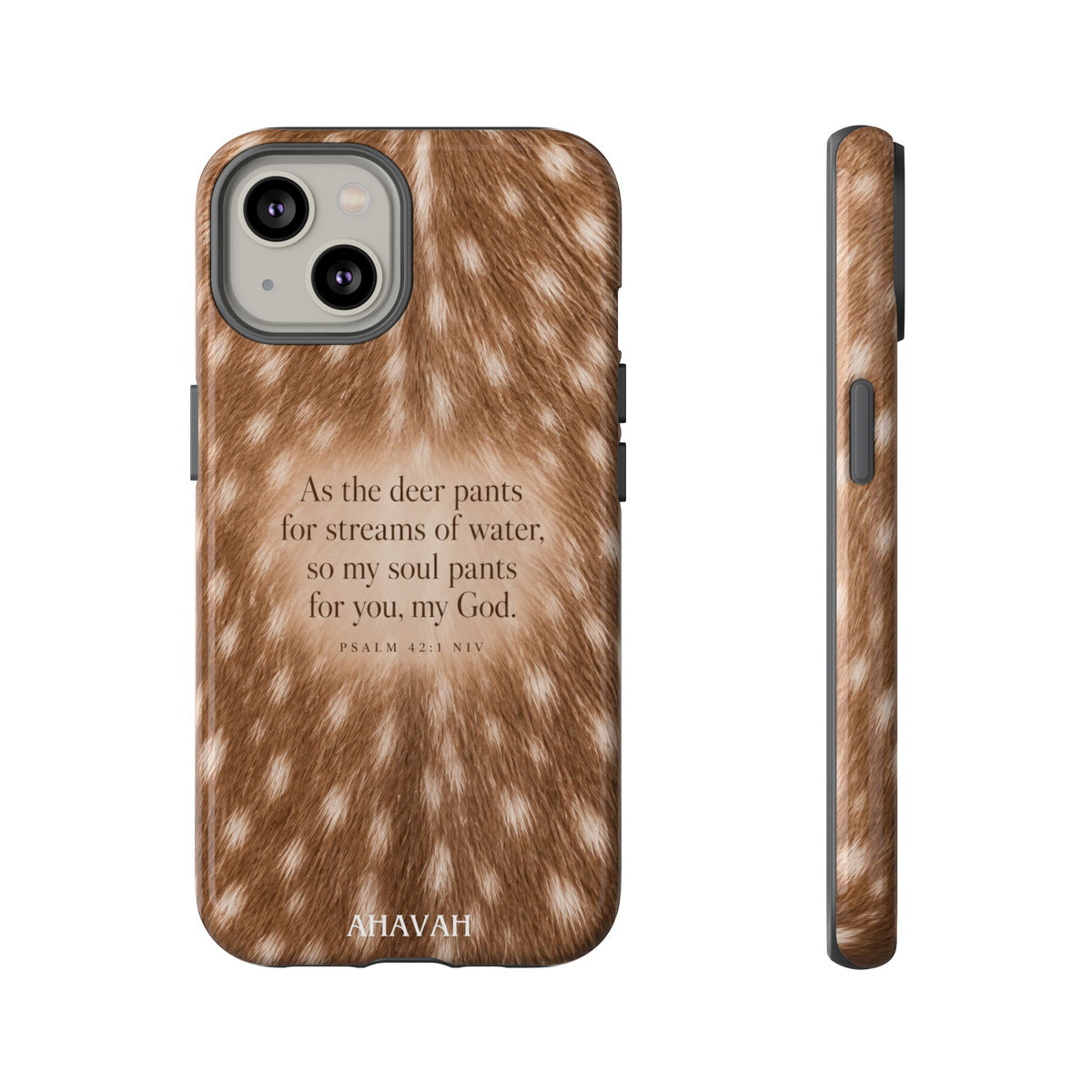Psalm 42:1 Fawn Print Phone Case