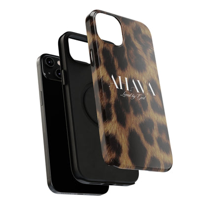 Leopard Print Ahava Phone Case