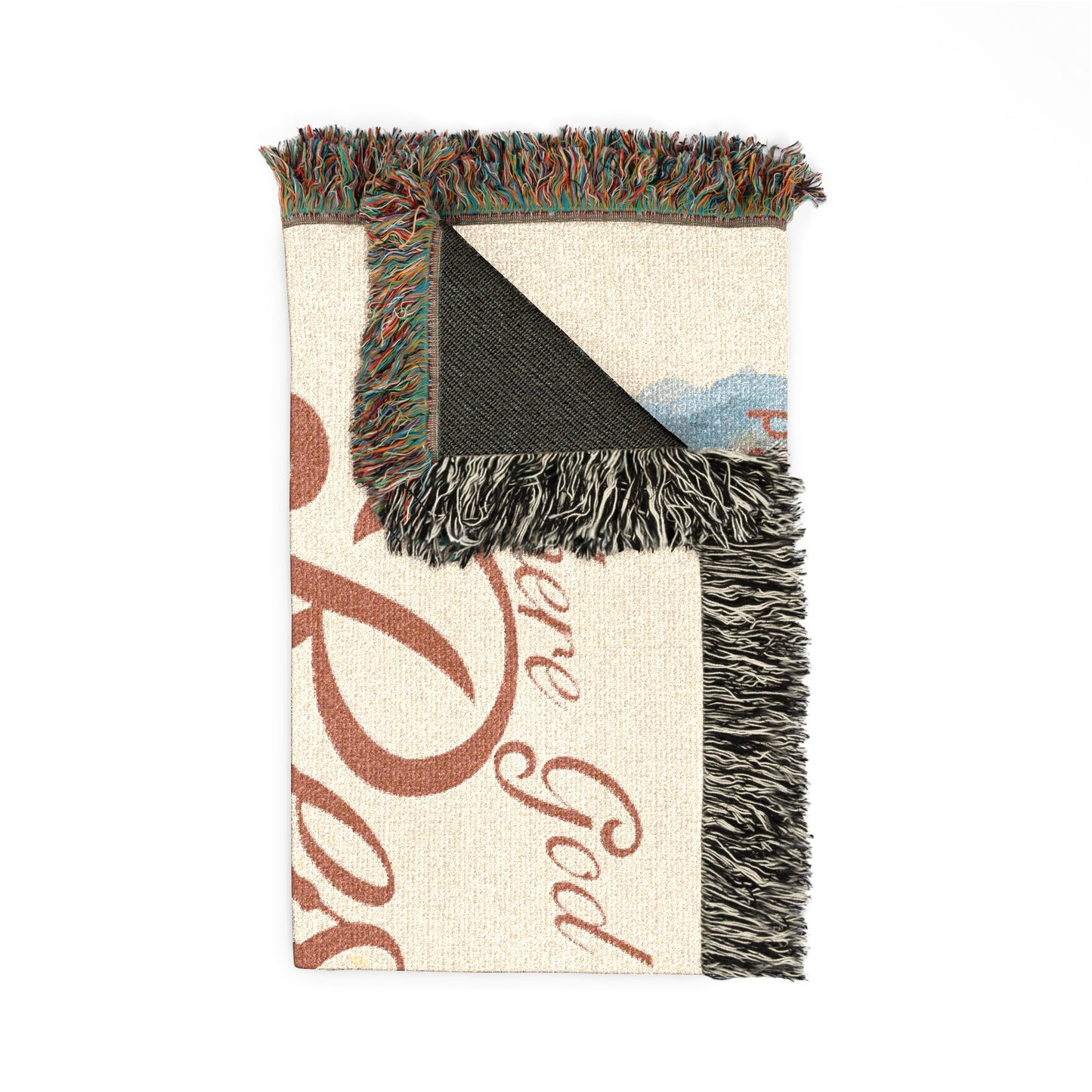 Where God's Love Resides Woven Blanket | Psalm 108:5