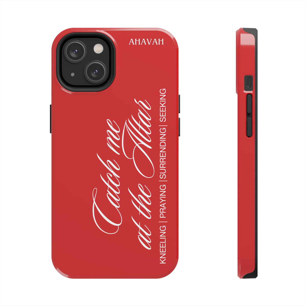Catch Me at the Altar Phone Case - Redeemed Red