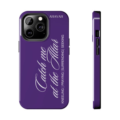 Catch Me at the Altar Phone Case | Royal Violet