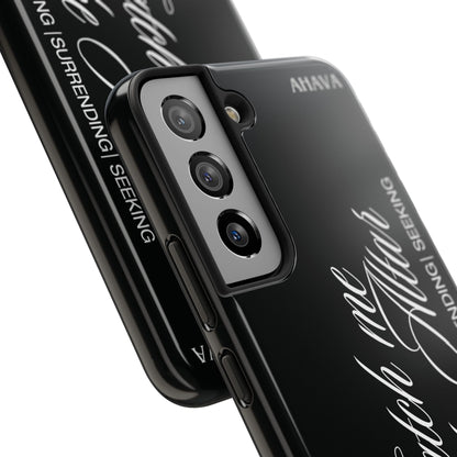 "Catch Me at the Altar" Black Phone Case