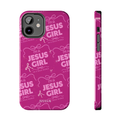 I'm a Jesus Girl Phone Case - Pink