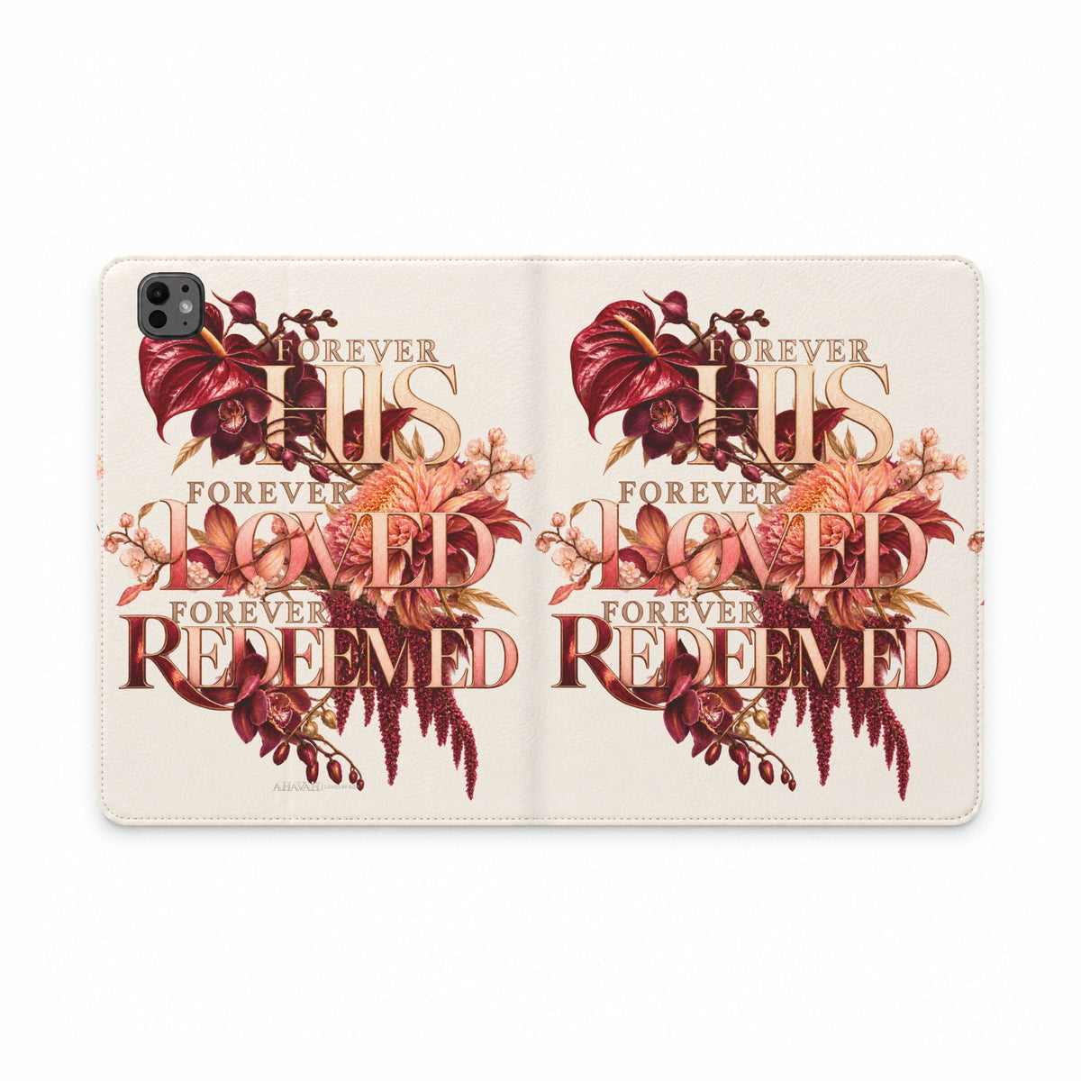 Forever His — Covenant Bloom Tablet Folio Case
