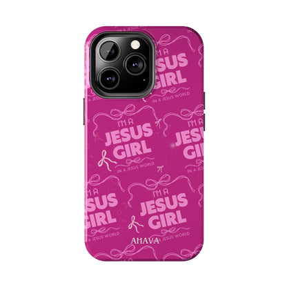I'm a Jesus Girl Phone Case - Pink