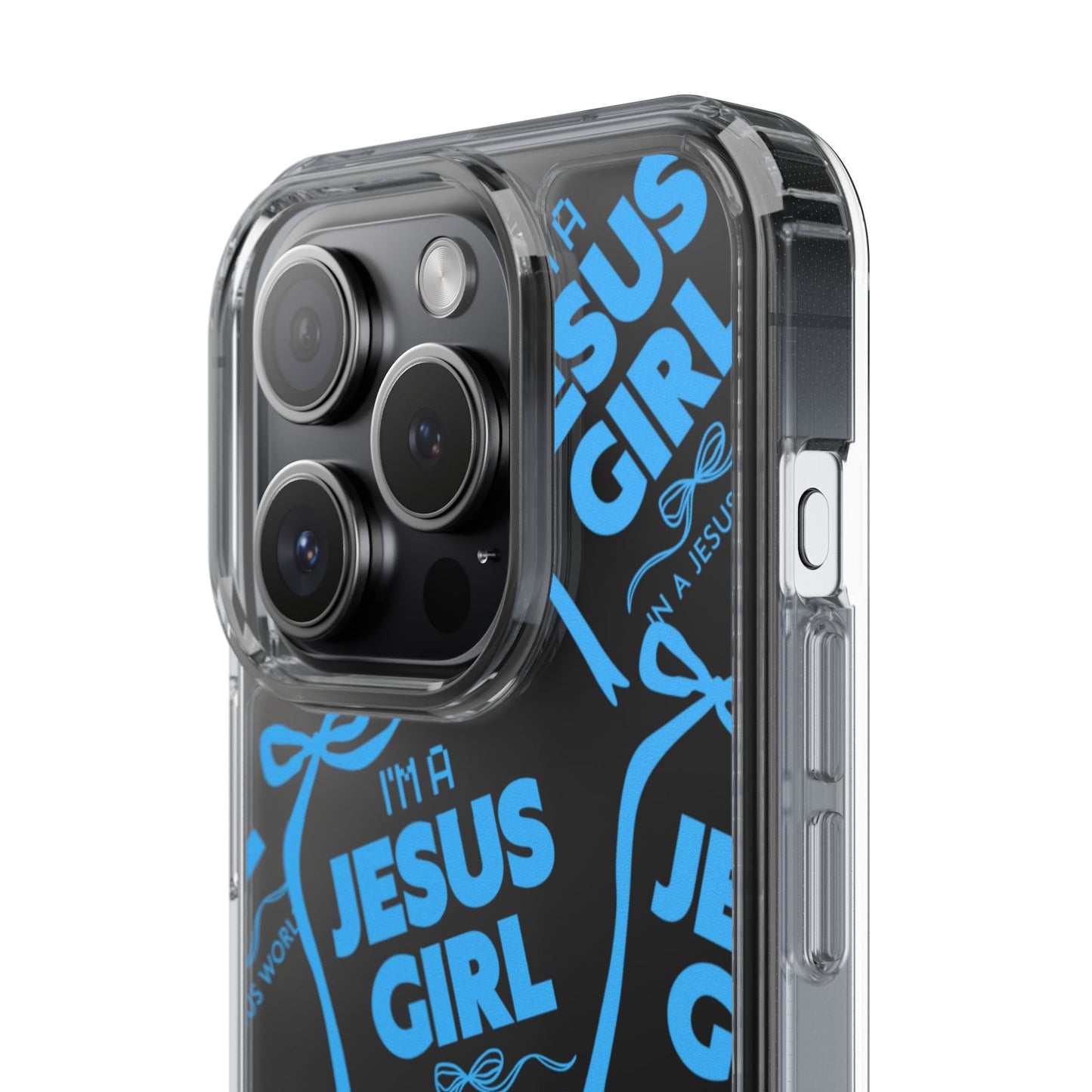 I'm a Jesus Girl Blue Case -Clear