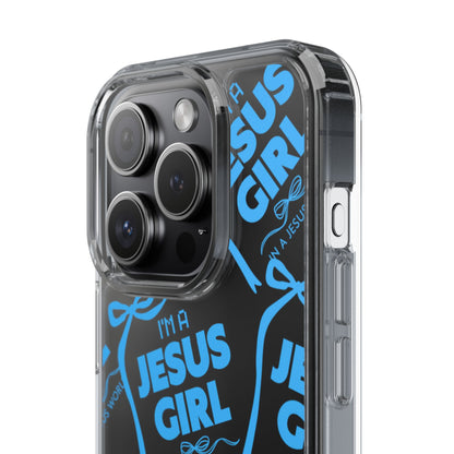 I'm a Jesus Girl Blue Case -Clear
