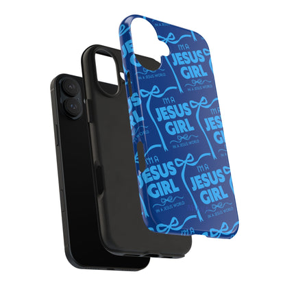 I'm a Jesus Girl Phone Case - Blue