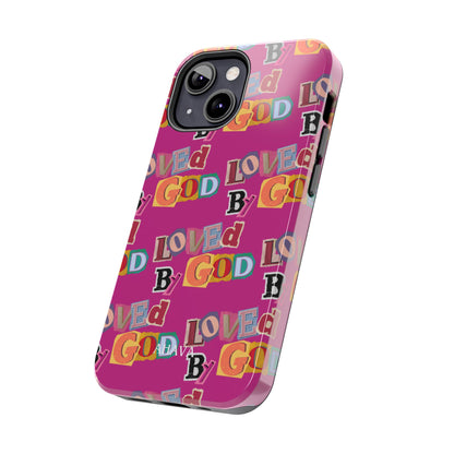 "Loved by God" Pink Phone Case