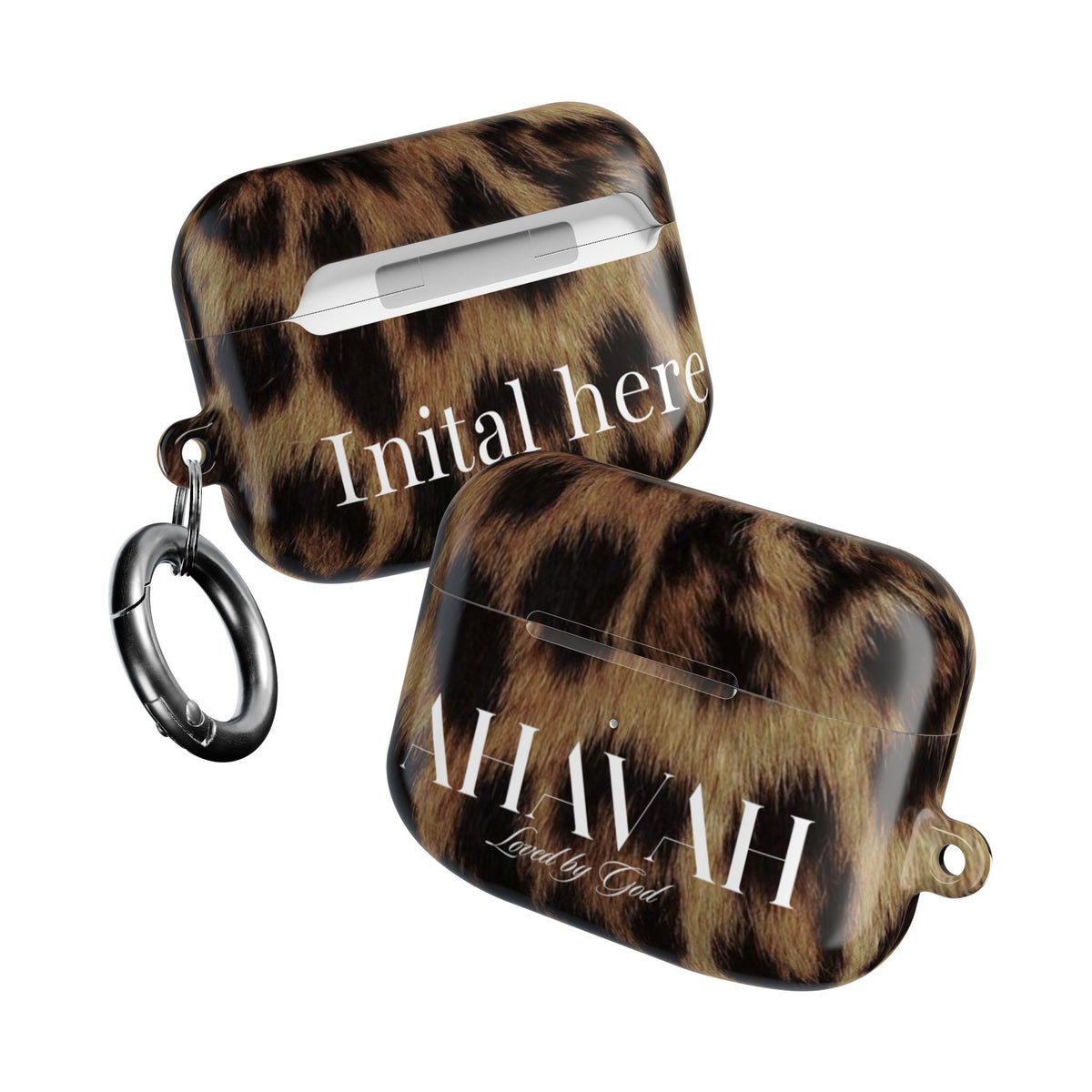 Copy of Personalized : Ahava Leopard Airpod Case