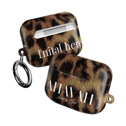 Copy of Personalized : Ahava Leopard Airpod Case