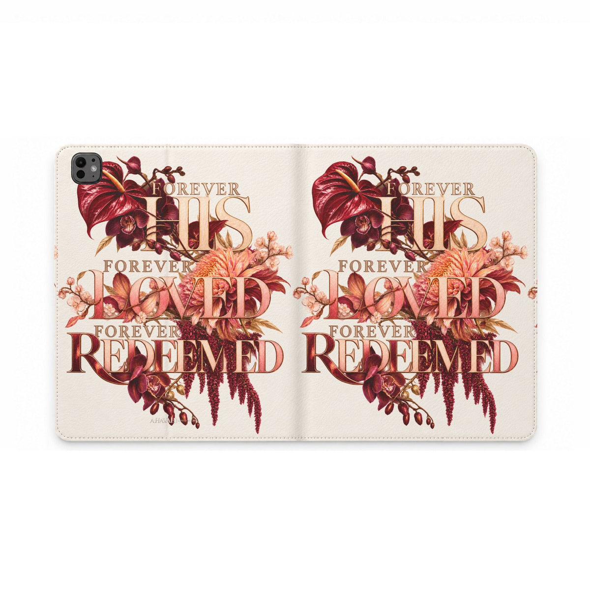 Forever His — Covenant Bloom Tablet Folio Case