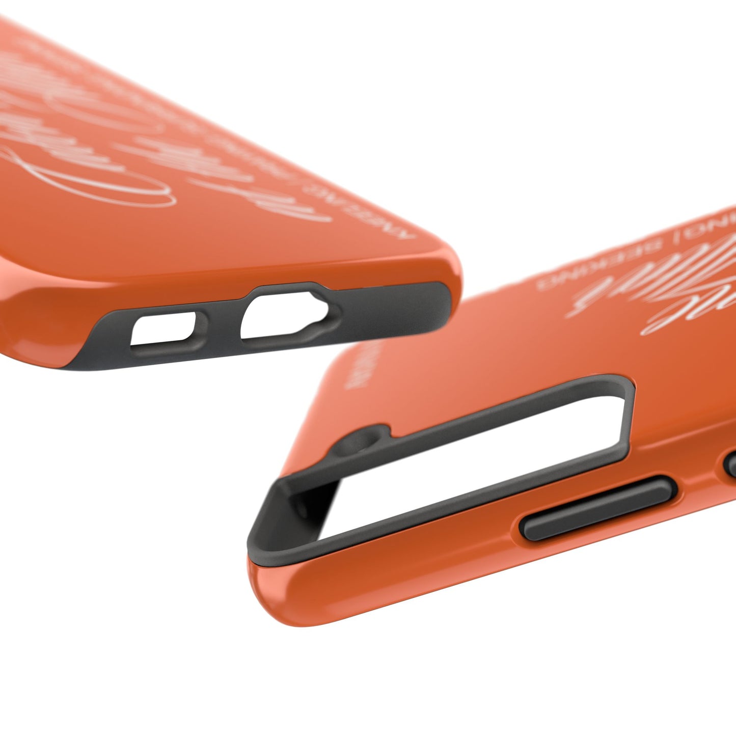 "Catch Me at the Altar" Orange Phone Case