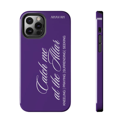 Catch Me at the Altar Phone Case | Royal Violet
