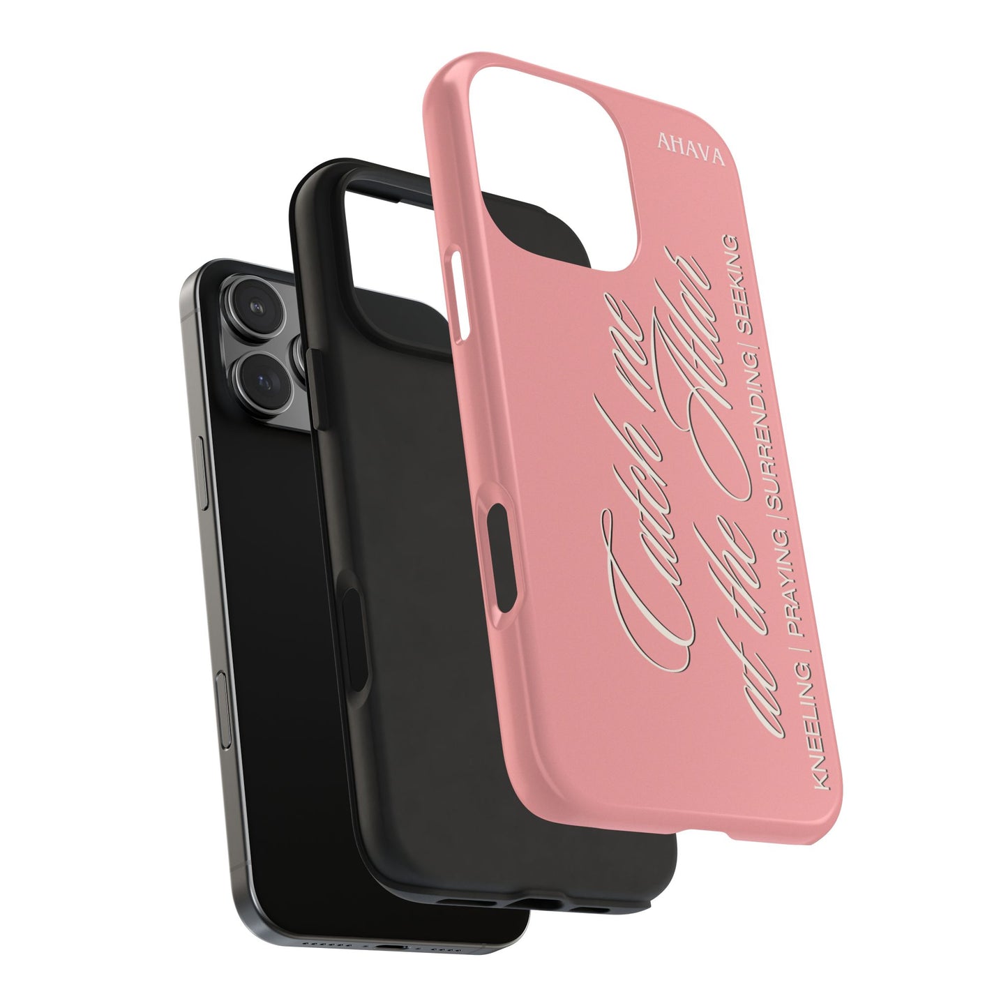 "Catch Me at the Altar" Dusty Rose Phone Case