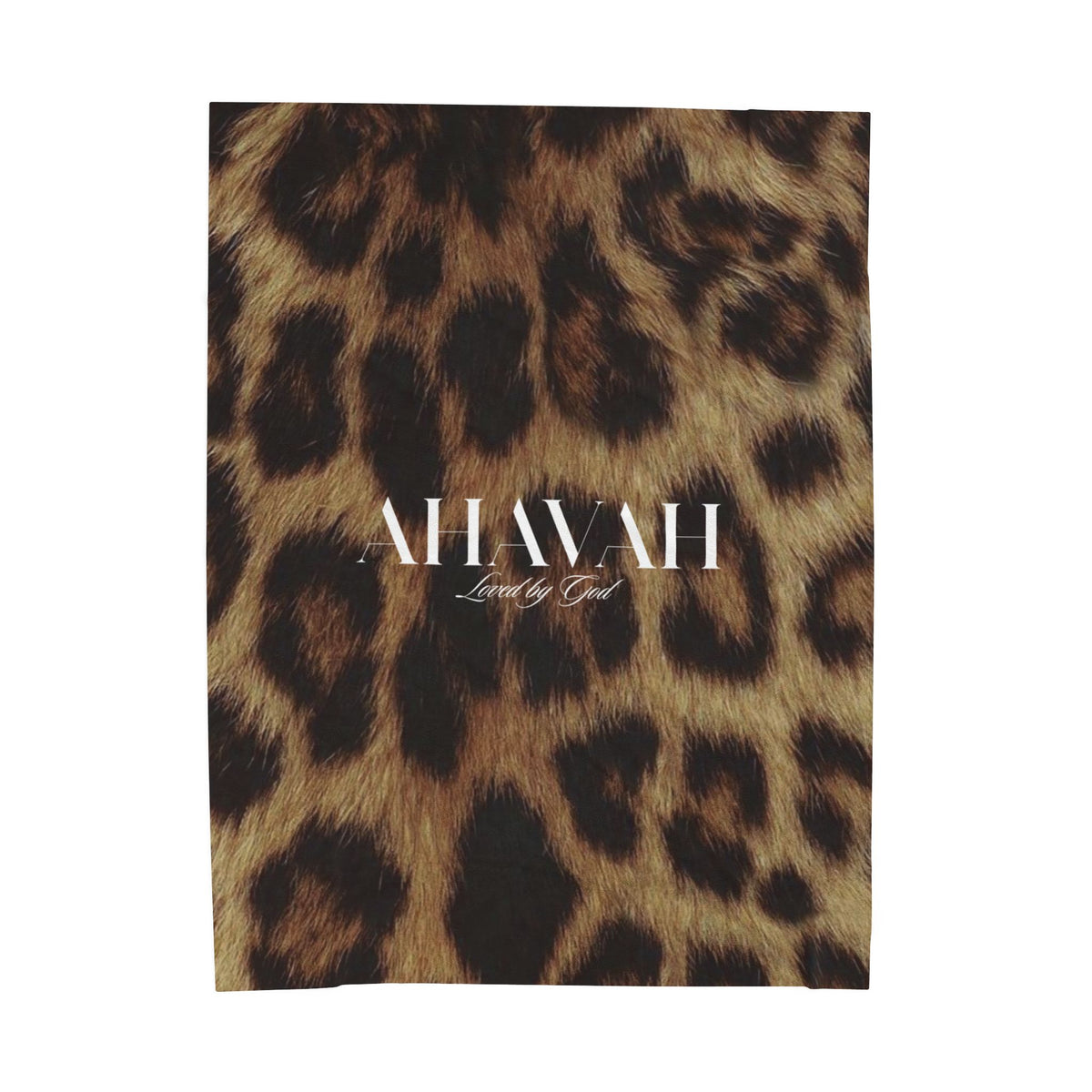 Ahavah Leopard Prayer Blanket