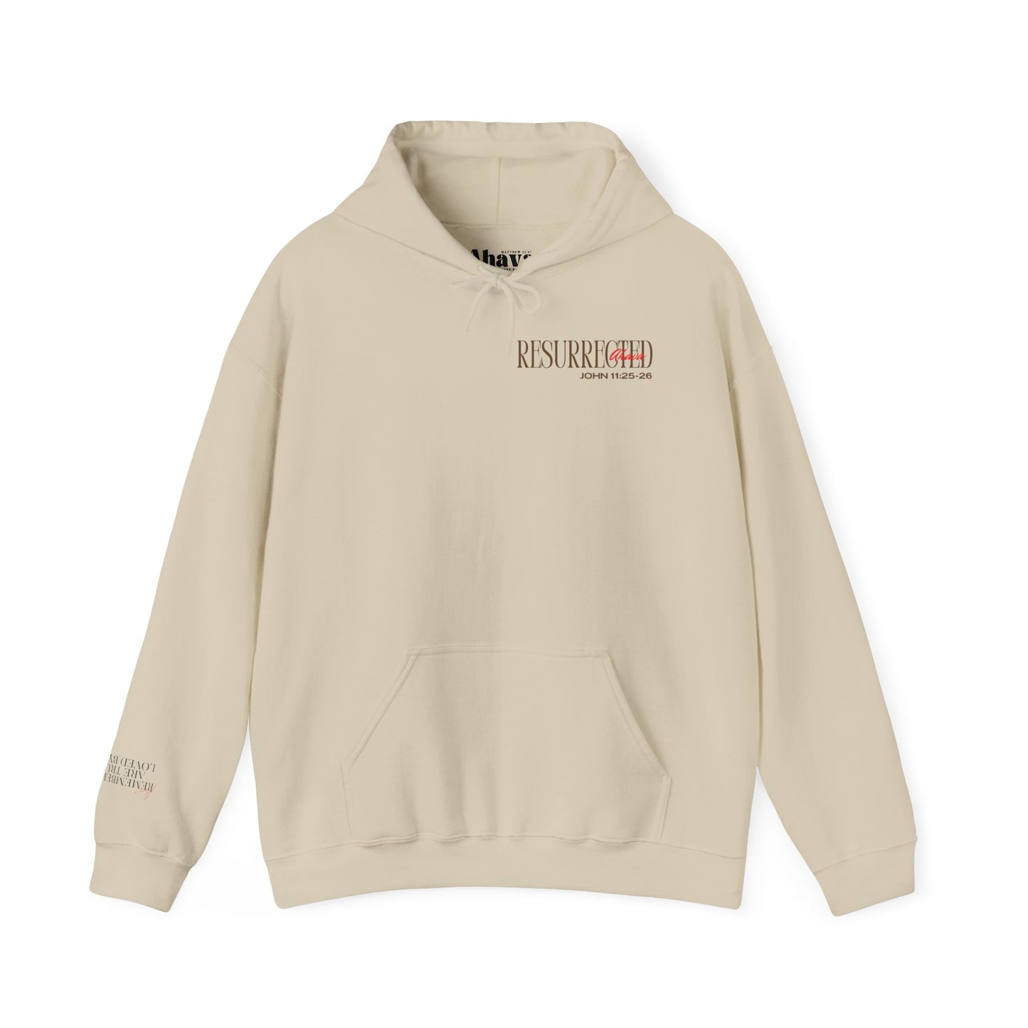 Resurrection and the Life | John 11:25 Hoodie