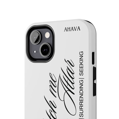 "Catch Me at the Altar" White Phone Case
