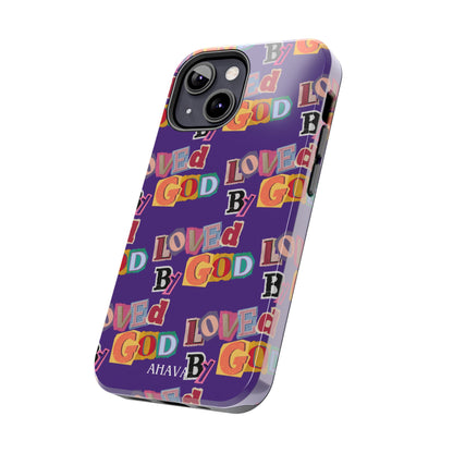 "Loved by God" Purple Phone Case