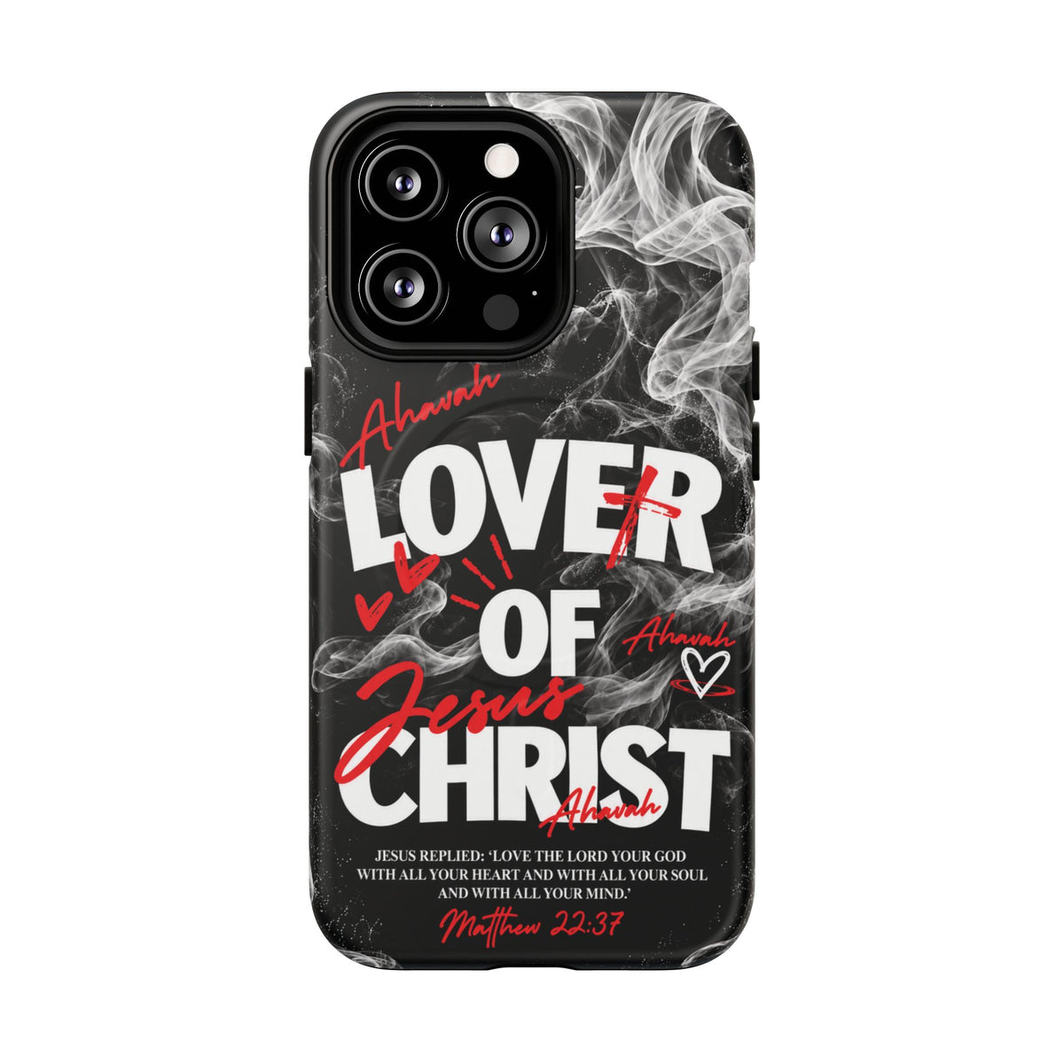 Lover of Christ | Matthew 22:37 MagSafe Phone Case