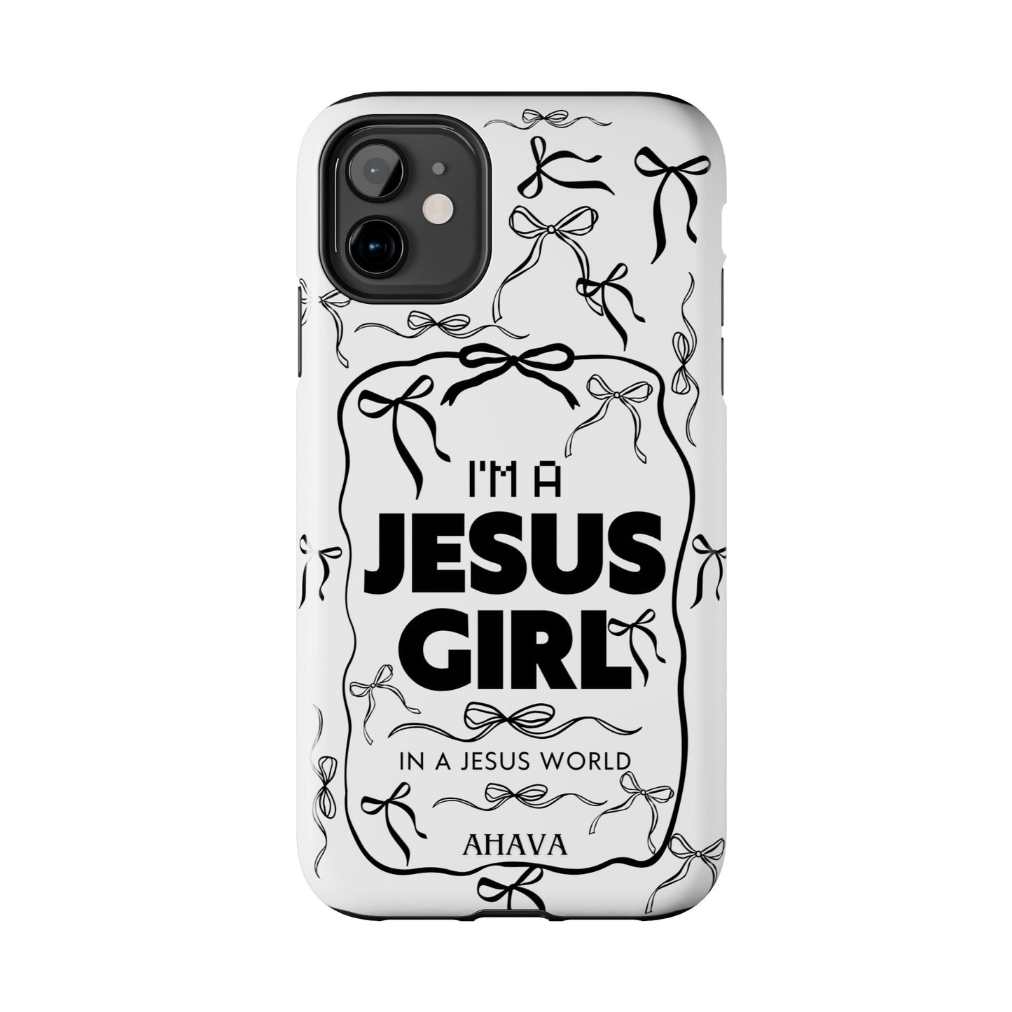 I'm a Jesus Girl  Case - black