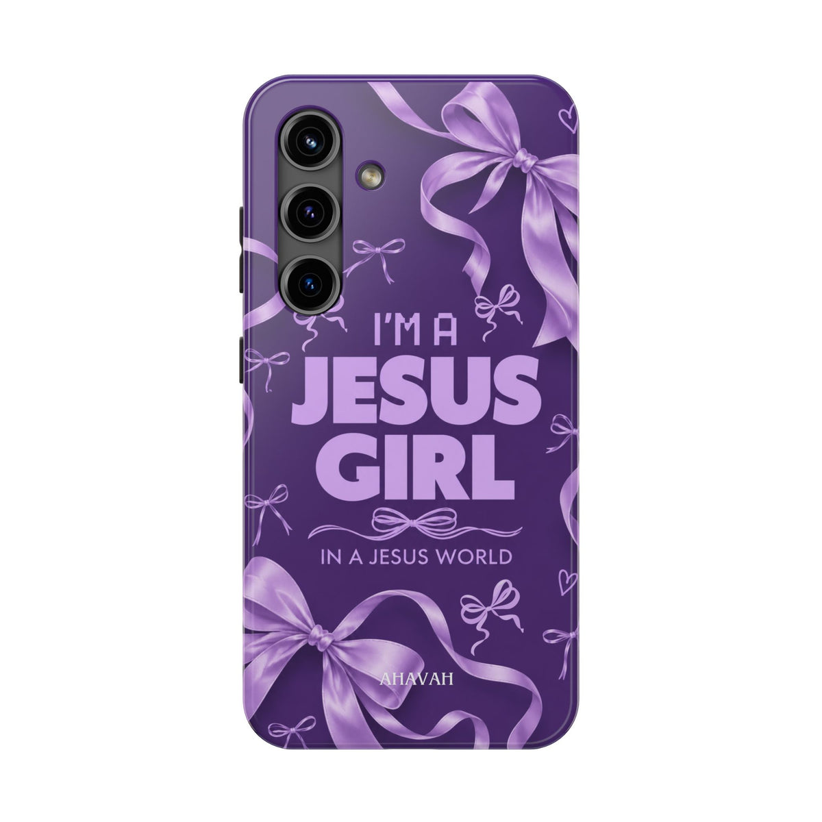 I'm a Jesus Girl Phone Case - Purple