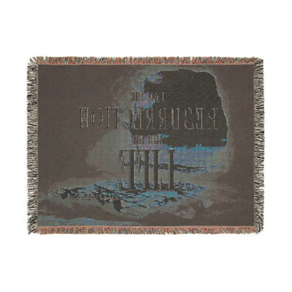 "I Am the Resurrection and the Life” Woven Prayer Blanket