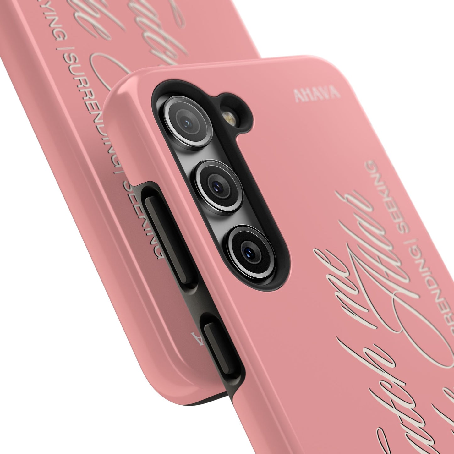 "Catch Me at the Altar" Dusty Rose Phone Case