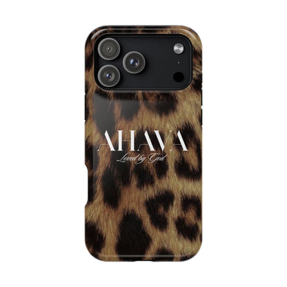 Leopard Print Ahava Phone Case