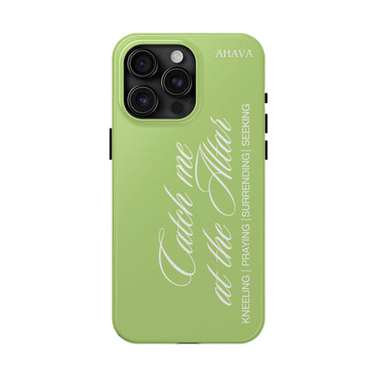 "Catch Me at the Altar" Matcha Tea Phone Case