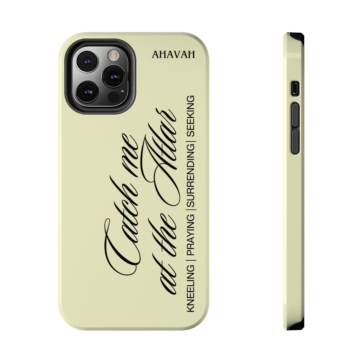 Catch Me at the Altar Phone Case - Lemon Cream