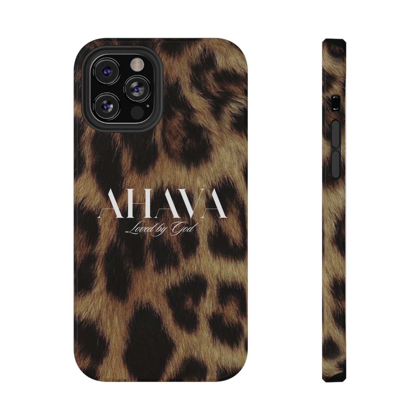 Leopard Print Ahava Phone Case