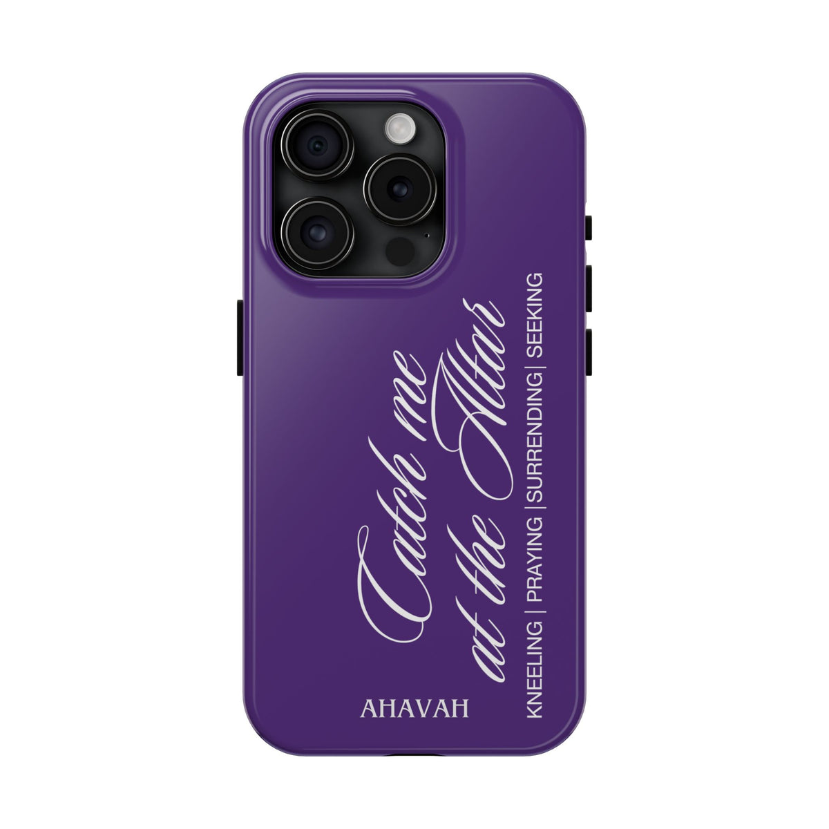Catch Me at the Altar Phone Case | Royal Violet