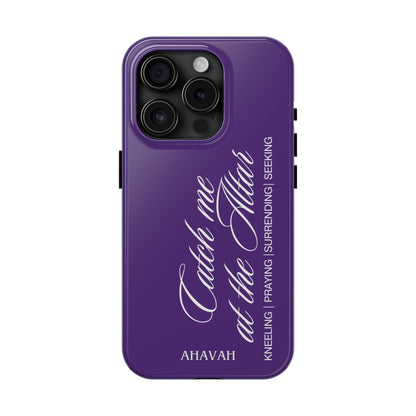 Catch Me at the Altar Phone Case | Royal Violet