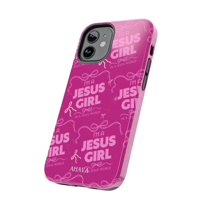 I'm a Jesus Girl Phone Case - Pink